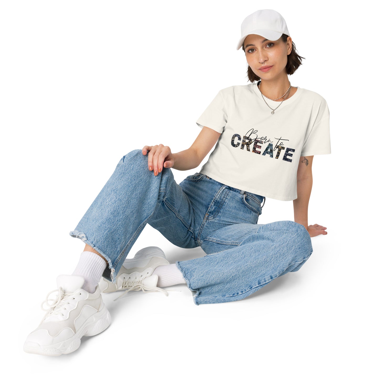 Born To Create - Women’s crop top