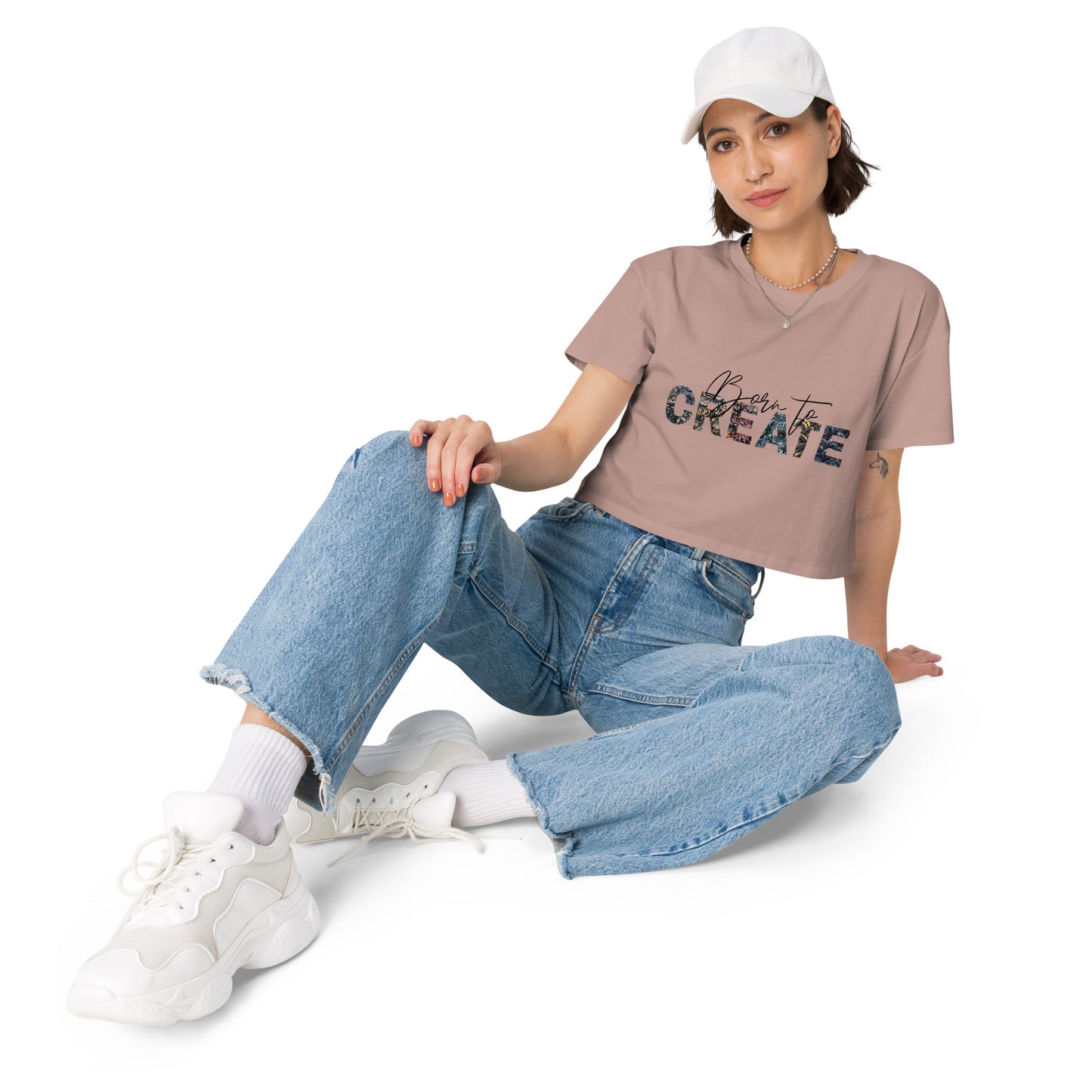 Born To Create - Women’s crop top