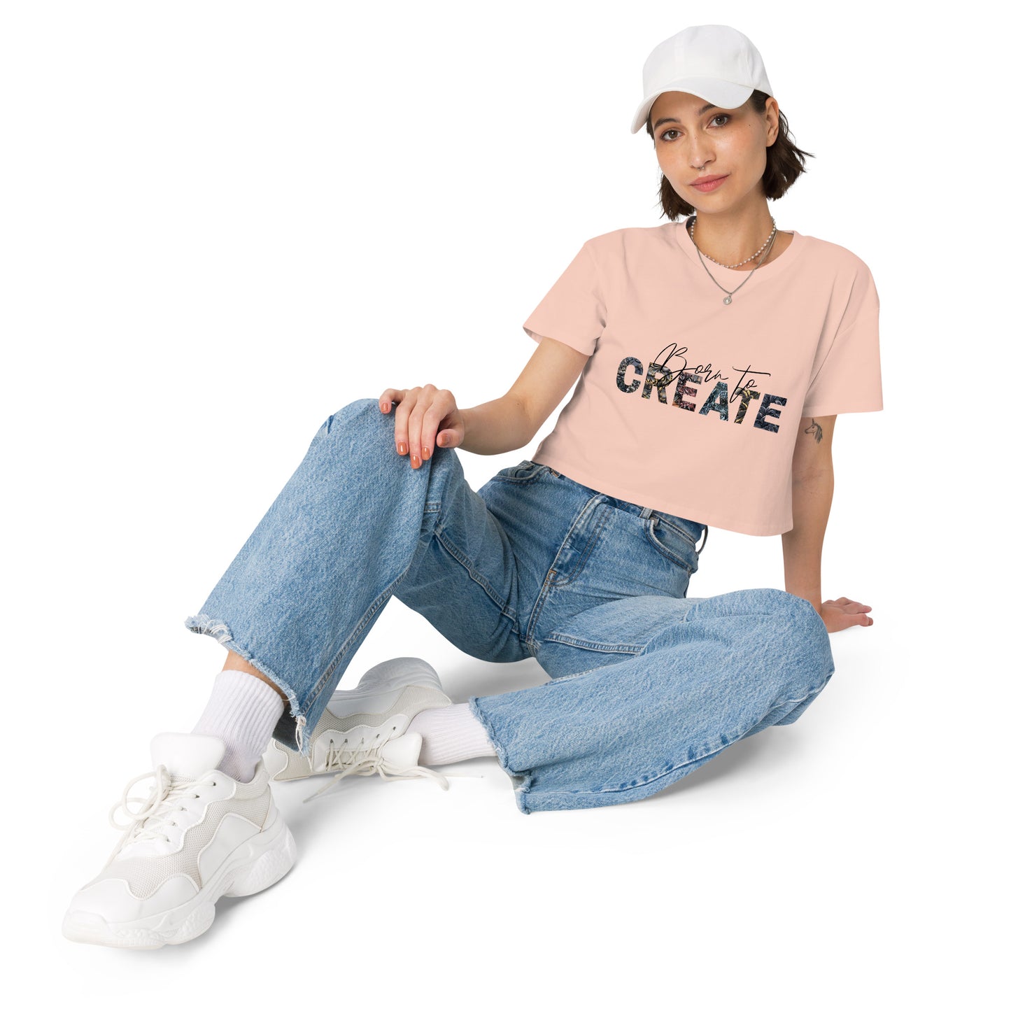 Born To Create - Women’s crop top