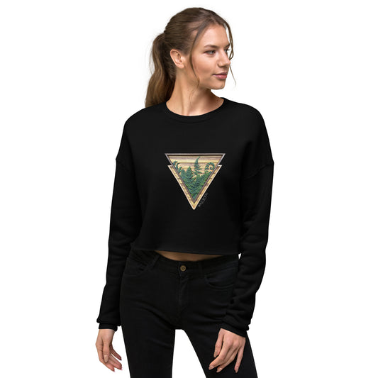 Voyageur - Tranquil Grove - Crop Sweatshirt