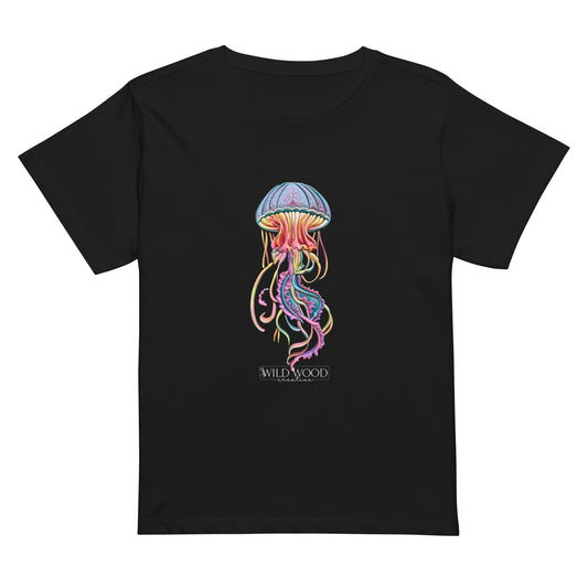 Coastline - Psychedelic Jellyfish Women’s high-waisted t-shirt