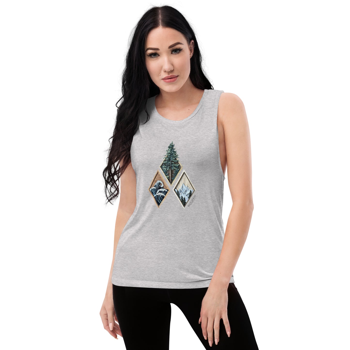 Voyageur - PNW Trio - Ladies’ Muscle Tank