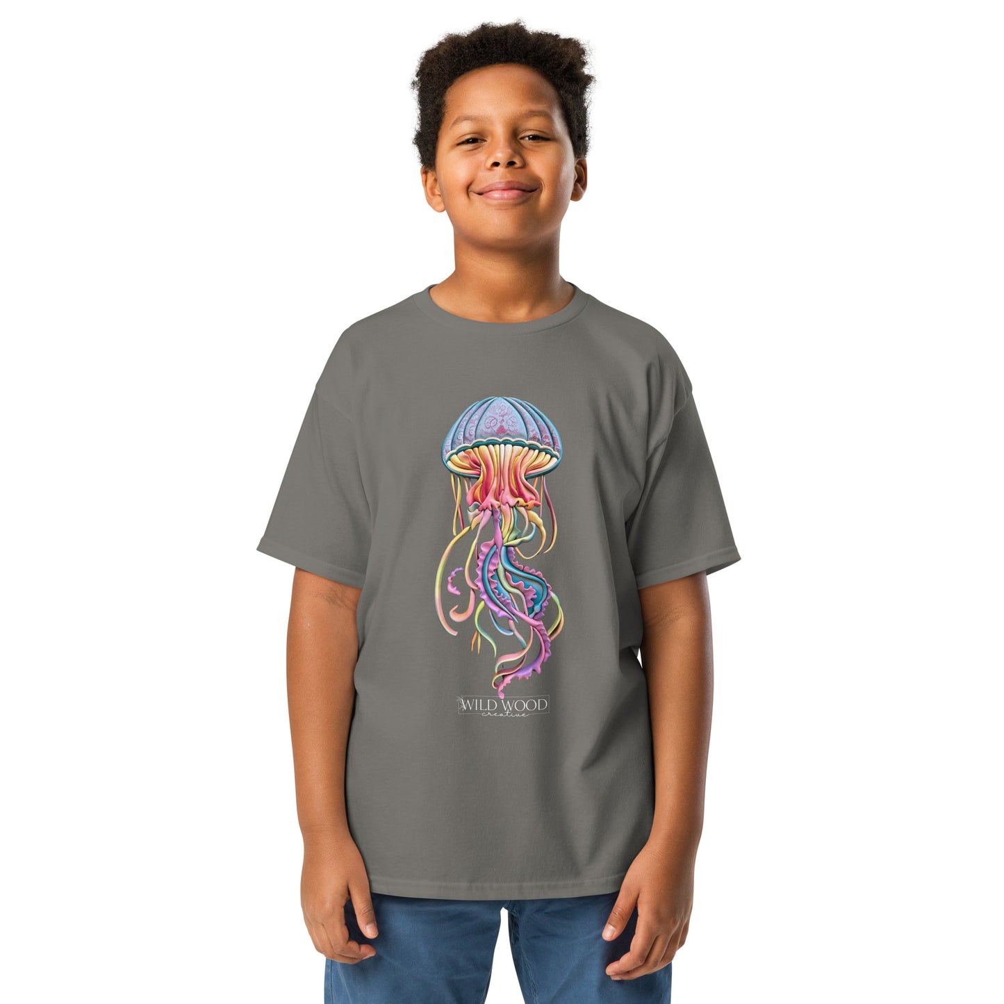 Coastline - Psychedelic Jellyfish Youth classic tee