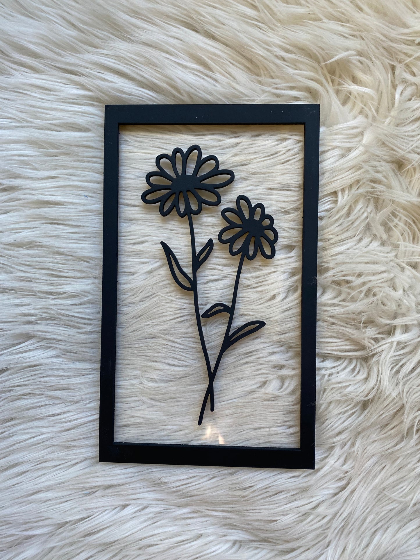 Birth Month Flowers - BLACK