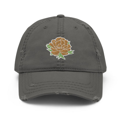 Blanca - Peony Distressed Dad Hat