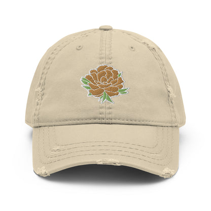 Blanca - Peony Distressed Dad Hat