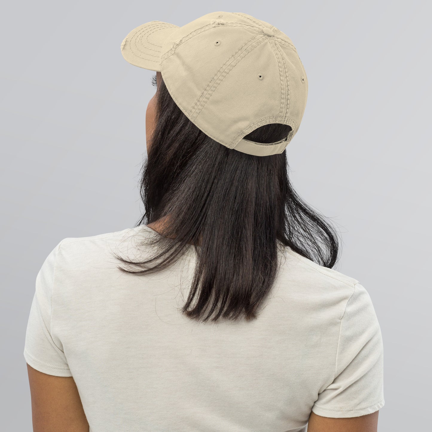 Blanca - Peony Distressed Dad Hat