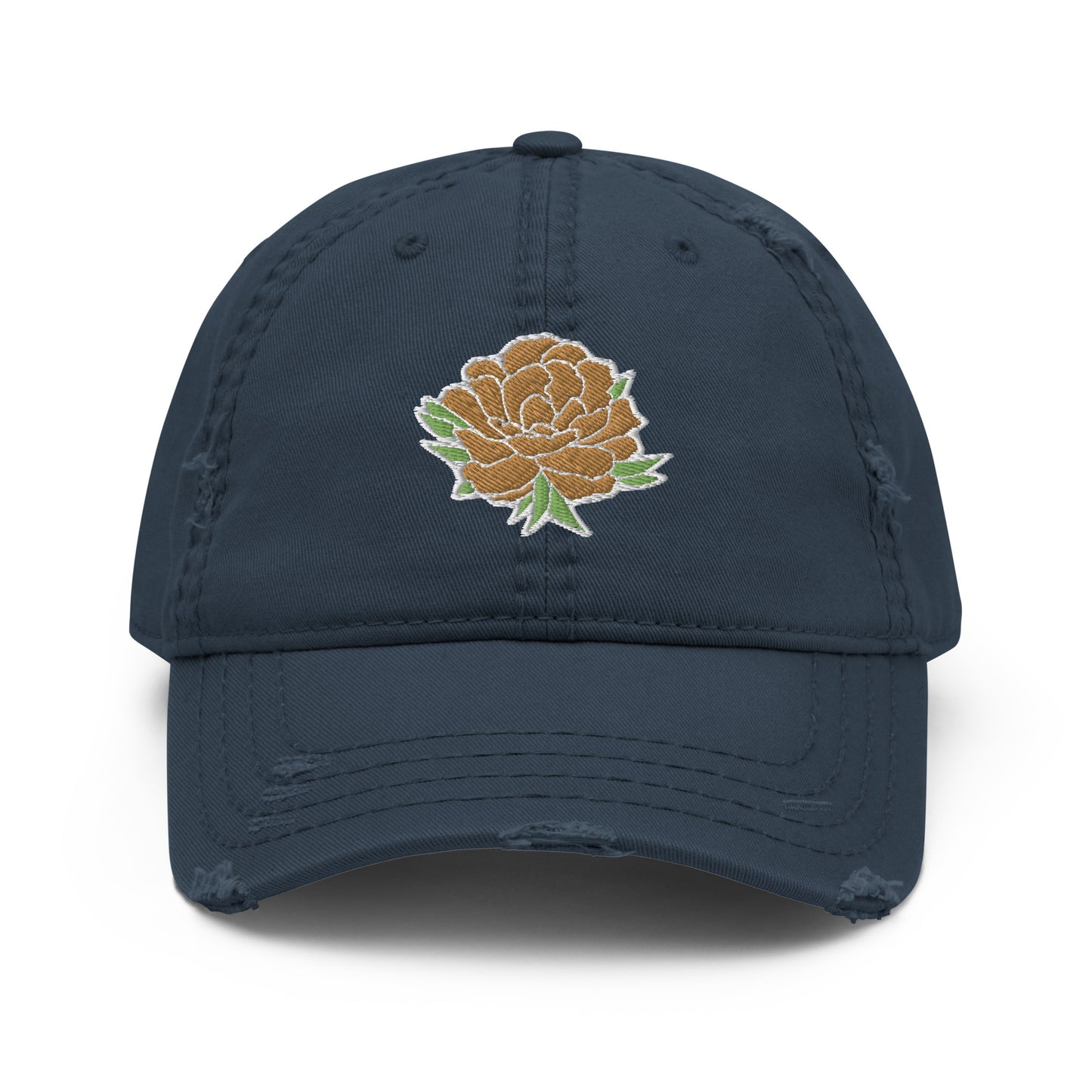 Blanca - Peony Distressed Dad Hat