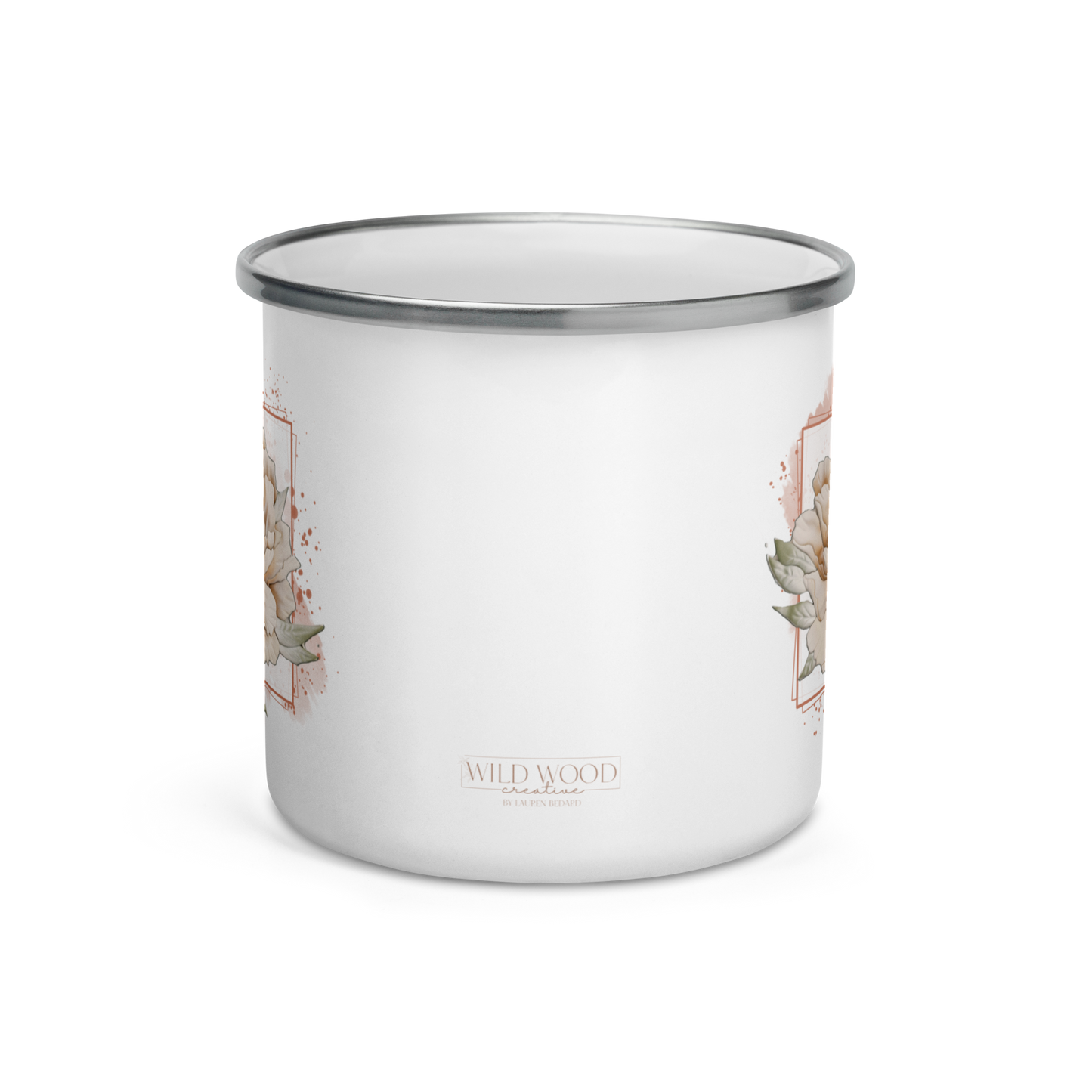 Blanca - Rowynn's Peony Enamel Mug