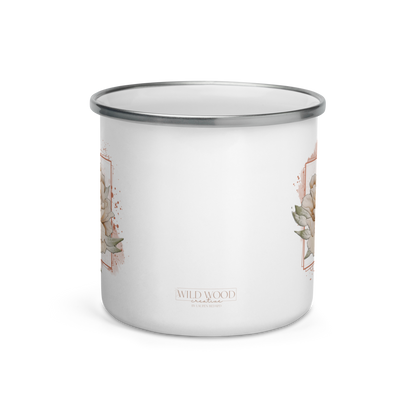 Blanca - Rowynn's Peony Enamel Mug