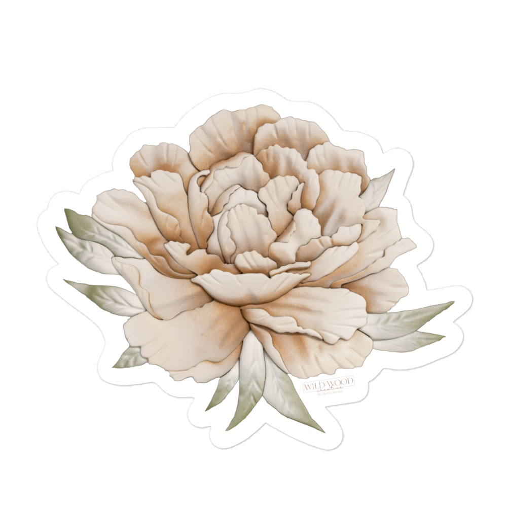 Blanca - Peony Sticker